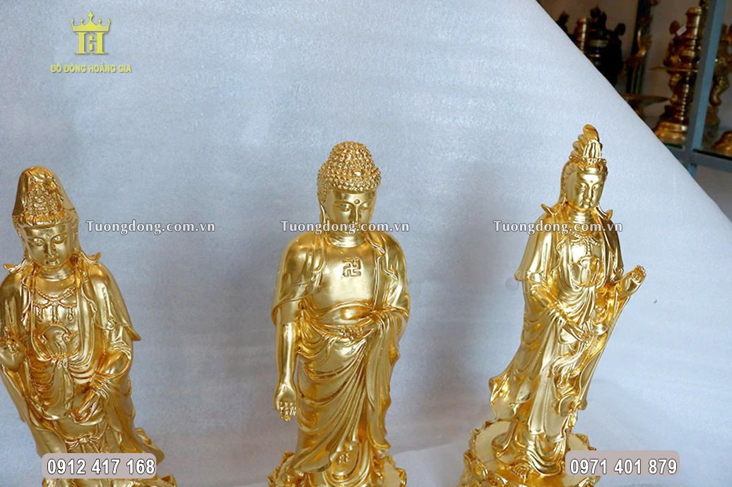 Các vị Phật có gương mặt tròn đầy, phúc hậu